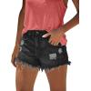 image:imageMODARANI Denim Shorts for Women Distressed Jean Shorts Ripped Summer Hot ShortAblack