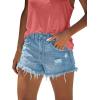 image:imageMODARANI Denim Shorts for Women Distressed Jean Shorts Ripped Summer Hot ShortAblue