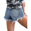 image:imageMODARANI Denim Shorts for Women Distressed Jean Shorts Ripped Summer Hot ShortCblue
