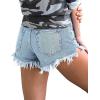 image:imageMODARANI Denim Shorts for Women Distressed Jean Shorts Ripped Summer Hot ShortClight Blue