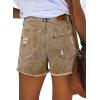 image:imageMODARANI Denim Shorts for Women Distressed Jean Shorts Ripped Summer Hot ShortDbrown