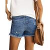 image:imageMODARANI Denim Shorts for Women Distressed Jean Shorts Ripped Summer Hot ShortFblue