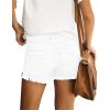 image:imageMODARANI Denim Shorts for Women Distressed Jean Shorts Ripped Summer Hot ShortFwhite