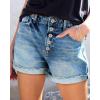 image:imageMODARANI Denim Shorts for Women Distressed Jean Shorts Ripped Summer Hot ShortGlight Blue