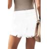 image:imageMODARANI Denim Shorts for Women Distressed Jean Shorts Ripped Summer Hot ShortHwhite