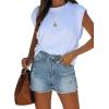 image:imageMODARANI Denim Shorts for Women Distressed Jean Shorts Ripped Summer Hot ShortI Light Blue Blue