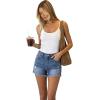 image:imageMODARANI Denim Shorts for Women Distressed Jean Shorts Ripped Summer Hot ShortJblue