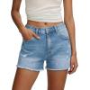 image:imageMODARANI Denim Shorts for Women Distressed Jean Shorts Ripped Summer Hot ShortJlight Blue