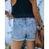image:imageMODARANI Denim Shorts for Women Distressed Jean Shorts Ripped Summer Hot ShortMlight Blue