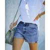 image:imageMODARANI Denim Shorts for Women Distressed Jean Shorts Ripped Summer Hot ShortNblue
