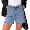 image:imageMODARANI Denim Shorts for Women Distressed Jean Shorts Ripped Summer Hot ShortPblue