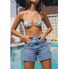 image:imageMODARANI Denim Shorts for Women Distressed Jean Shorts Ripped Summer Hot ShortPblue