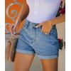 image:imageMODARANI Denim Shorts for Women Distressed Jean Shorts Ripped Summer Hot ShortRnavy Blue
