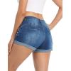 image:imageMODARANI Denim Shorts for Women Distressed Jean Shorts Ripped Summer Hot ShortVblue