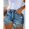 image:imageMODARANI Denim Shorts for Women Distressed Jean Shorts Ripped Summer Hot ShortXblue