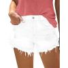 image:imageMODARANI Denim Shorts for Women Distressed Jean Shorts Ripped Summer Hot Short3 Awhite