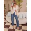 image:imageonlypuff Cardigan for Women Dressy Button Down Sweaters Work Cardigans Trendy Clothes Long Sleeve Knit S2XL01 Apricot