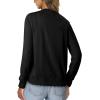 image:imageonlypuff Cardigan for Women Dressy Button Down Sweaters Work Cardigans Trendy Clothes Long Sleeve Knit S2XL01 Black