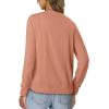 image:imageonlypuff Cardigan for Women Dressy Button Down Sweaters Work Cardigans Trendy Clothes Long Sleeve Knit S2XL01 Coral