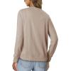 image:imageonlypuff Cardigan for Women Dressy Button Down Sweaters Work Cardigans Trendy Clothes Long Sleeve Knit S2XL01 Khaki
