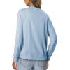 image:imageonlypuff Cardigan for Women Dressy Button Down Sweaters Work Cardigans Trendy Clothes Long Sleeve Knit S2XL01 Light Blue