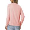 image:imageonlypuff Cardigan for Women Dressy Button Down Sweaters Work Cardigans Trendy Clothes Long Sleeve Knit S2XL01 Light Pink