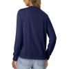 image:imageonlypuff Cardigan for Women Dressy Button Down Sweaters Work Cardigans Trendy Clothes Long Sleeve Knit S2XL01 Navy Blue