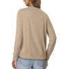 image:imageonlypuff Cardigan for Women Dressy Button Down Sweaters Work Cardigans Trendy Clothes Long Sleeve Knit S2XL01 Oatmeal