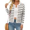 image:imageonlypuff Cardigan for Women Dressy Button Down Sweaters Work Cardigans Trendy Clothes Long Sleeve Knit S2XL02 Apricot Black