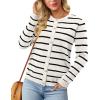 image:imageonlypuff Cardigan for Women Dressy Button Down Sweaters Work Cardigans Trendy Clothes Long Sleeve Knit S2XL02 Apricot Black
