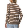 image:imageonlypuff Cardigan for Women Dressy Button Down Sweaters Work Cardigans Trendy Clothes Long Sleeve Knit S2XL02 Coffee White