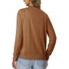 image:imageonlypuff Cardigan for Women Dressy Button Down Sweaters Work Cardigans Trendy Clothes Long Sleeve Knit S2XL03 Caramel