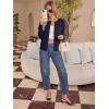 image:imageonlypuff Cardigan for Women Dressy Button Down Sweaters Work Cardigans Trendy Clothes Long Sleeve Knit S2XL03 Navy Blue