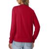image:imageonlypuff Cardigan for Women Dressy Button Down Sweaters Work Cardigans Trendy Clothes Long Sleeve Knit S2XL03 Red