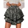 C Black White Floral