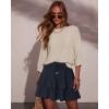 image:imageonlypuff Flowy Shorts for Women Ruffle Skorts Tiered Teen Girls Country Concert Outfits Golf Tennis Skort Under Sweater Skirt 01deep Blue