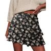 image:imageonlypuff Flowy Shorts for Women Ruffle Skorts Tiered Teen Girls Country Concert Outfits Golf Tennis Skort Under Sweater Skirt 03black Flower