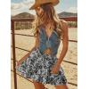 image:imageonlypuff Flowy Shorts for Women Ruffle Skorts Tiered Teen Girls Country Concert Outfits Golf Tennis Skort Under Sweater Skirt 03black Ripple