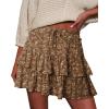 image:imageonlypuff Flowy Shorts for Women Ruffle Skorts Tiered Teen Girls Country Concert Outfits Golf Tennis Skort Under Sweater Skirt 03coffeeflower