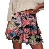 image:imageonlypuff Flowy Shorts for Women Ruffle Skorts Tiered Teen Girls Country Concert Outfits Golf Tennis Skort Under Sweater Skirt 03leaves