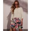 image:imageonlypuff Flowy Shorts for Women Ruffle Skorts Tiered Teen Girls Country Concert Outfits Golf Tennis Skort Under Sweater Skirt 03leaves