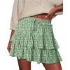 image:imageonlypuff Flowy Shorts for Women Ruffle Skorts Tiered Teen Girls Country Concert Outfits Golf Tennis Skort Under Sweater Skirt 03sunflower