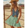 image:imageonlypuff Flowy Shorts for Women Ruffle Skorts Tiered Teen Girls Country Concert Outfits Golf Tennis Skort Under Sweater Skirt 03sunflower