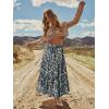 image:imageonlypuff Maxi Skirt for Women Boho Western Skirts High Waist Long Skirt with Pockets Fall Festival Outfits Clothing01 Floral Print