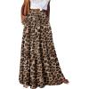 image:imageonlypuff Maxi Skirt for Women Boho Western Skirts High Waist Long Skirt with Pockets Fall Festival Outfits Clothing01 Leopard