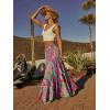 image:imageonlypuff Maxi Skirt for Women Boho Western Skirts High Waist Long Skirt with Pockets Fall Festival Outfits Clothing01 Multicolor