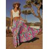 image:imageonlypuff Maxi Skirt for Women Boho Western Skirts High Waist Long Skirt with Pockets Fall Festival Outfits Clothing01 Multicolor