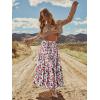 image:imageonlypuff Maxi Skirt for Women Boho Western Skirts High Waist Long Skirt with Pockets Fall Festival Outfits Clothing01 Sunflower