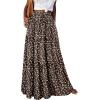 image:imageonlypuff Maxi Skirt for Women Boho Western Skirts High Waist Long Skirt with Pockets Fall Festival Outfits Clothing02 Brown Floral