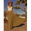 image:imageonlypuff Maxi Skirt for Women Boho Western Skirts High Waist Long Skirt with Pockets Fall Festival Outfits Clothing02 Mustard